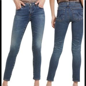 New AG Adriano Goldschemied Size 25 Prima Cigarette Leg Jean in Valt